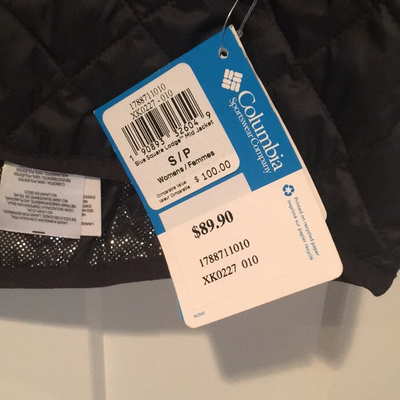 Columbia blue square lodge mid jacket Clearance